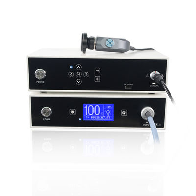 acheter Chine Fabricant Source lumineuse LED à froid de 100 watts Full HD ENT Endoscope Système de caméra pour chirurgie endoscopie rigide fabrication en ligne