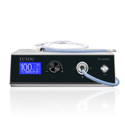 120W Endoscopie chirurgie LED source de lumière froide médicale avec câble en fibre optique d'endoscope