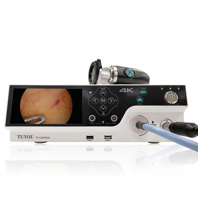 Système de caméra endoscopique métallique 4K 60FPS avec source lumineuse LED et interface d'entrée SDI
