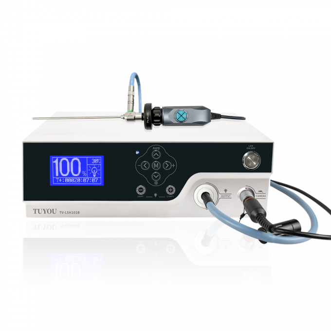 Full HD Endoscope Caméra médicale 100W Source lumineuse pour les ORL Urologie gynécologie Ophthalmologie 0